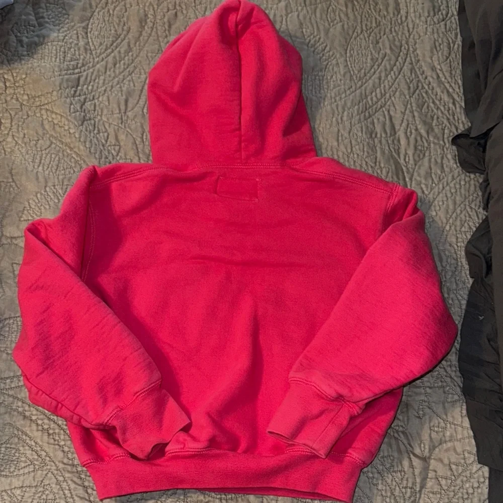 Girls Pink Hoodie with Camouflage Browning deer Logo size youth medium - Picture 5 of 6